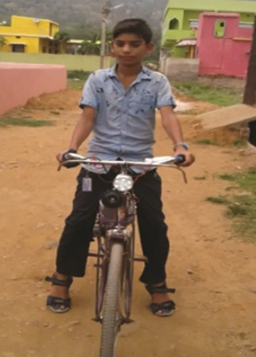  Odisha boy develops battery operated bicycle