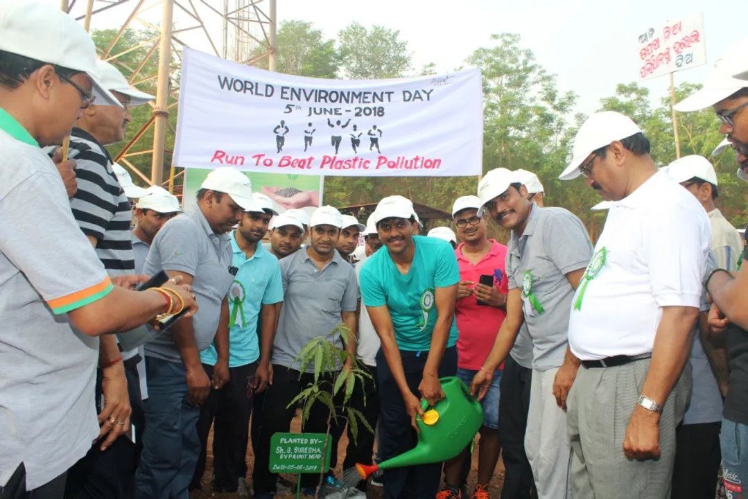  Envithon, plantation drive mark World Environment Day at Barbil-JSPL