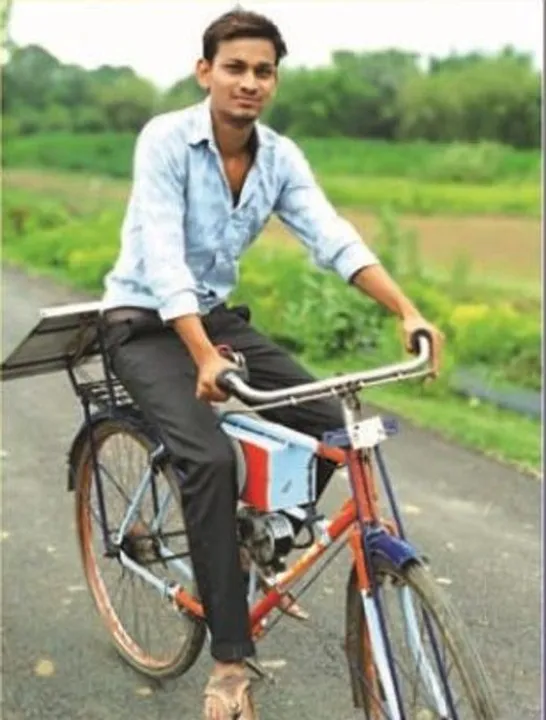  Odisha engineer develops solar-powered bicycle
