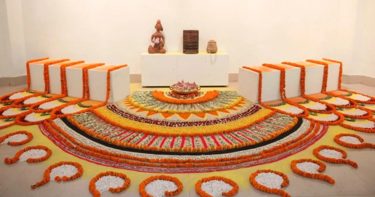  These flower rangolis at an exhibition in Odisha capital will make you drool over the vibrant designs