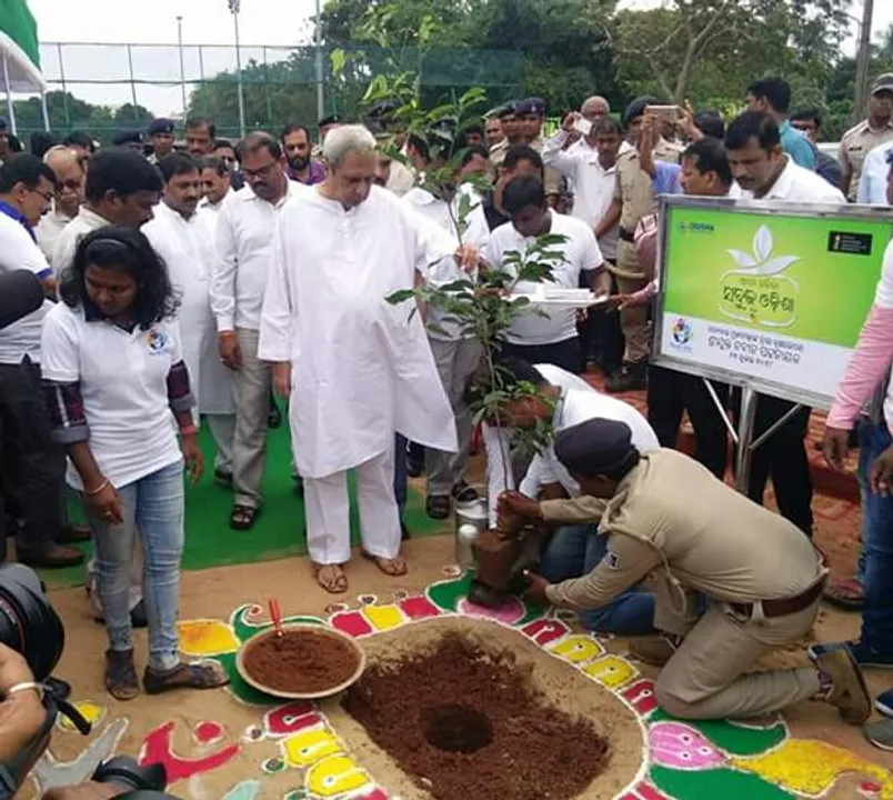  Plantation drive flagged off for 'green' Odisha Hockey Men's World Cup