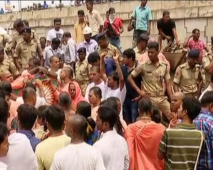  ISKCON followers clash with cops during eviction in Odisha capital