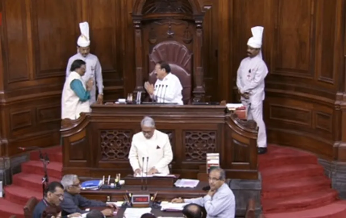  Watch: Raghunath Mohapatra taking oath as Rajya Sabha member in Odia