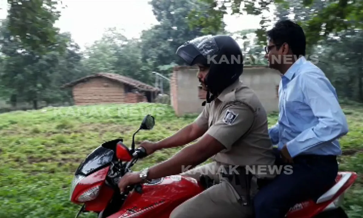  Watch Video: Odisha Collector rides pillion to reach out to people