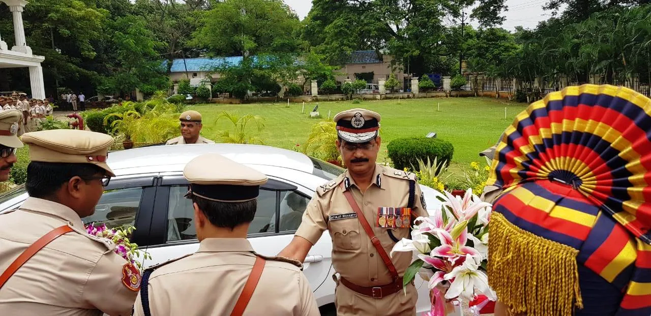  Satyajit Mohanty assumes office as Twin City Police Commissioner