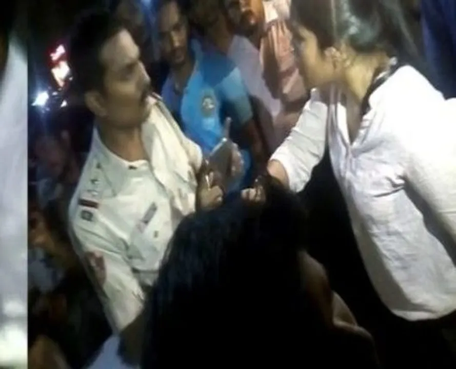  Woman manhandles police during vehicle check in Odisha capital
