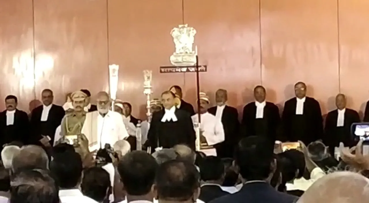 Justice Jhaveri takes oath as Chief Justice of Odisha HC
