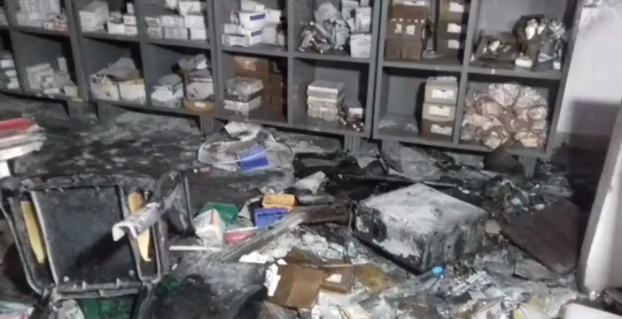  Fire breaks out in Niramaya counter inside hospital in Odisha