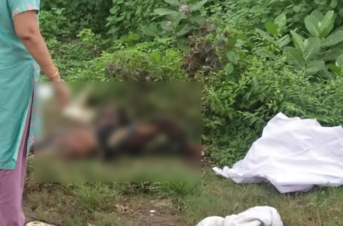  Widow's half-charred body found near NTPC, foul play suspected