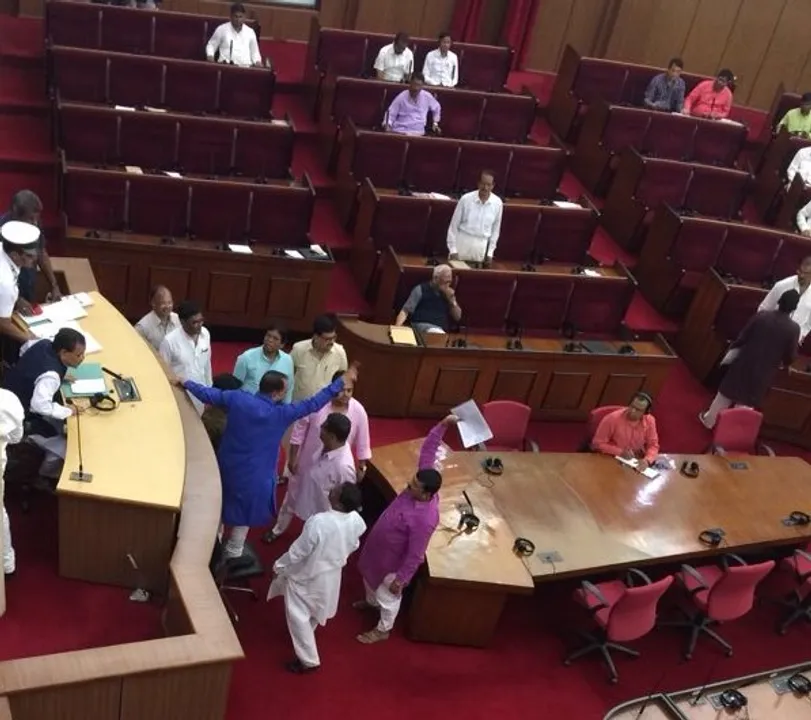  Ruckus by Opposition over alleged scams rocks Odisha Assembly