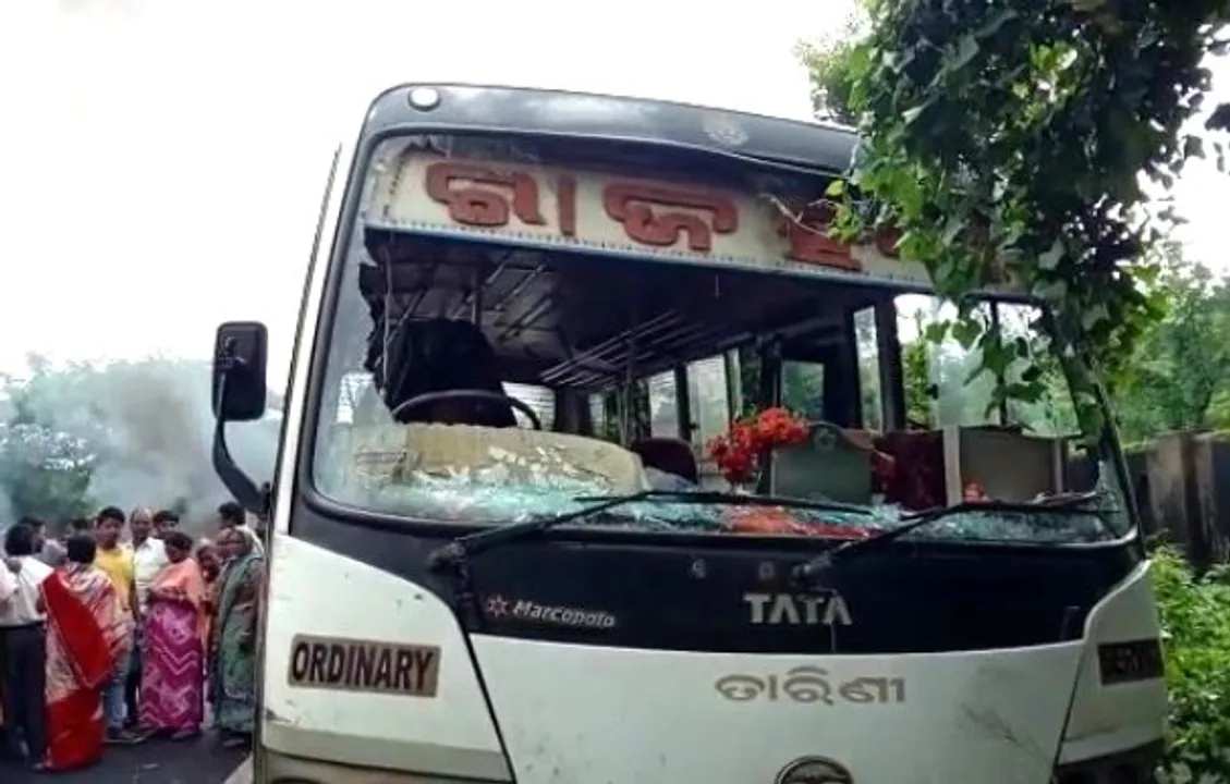  Mother, two kids critical as bus hits them in Rourkela