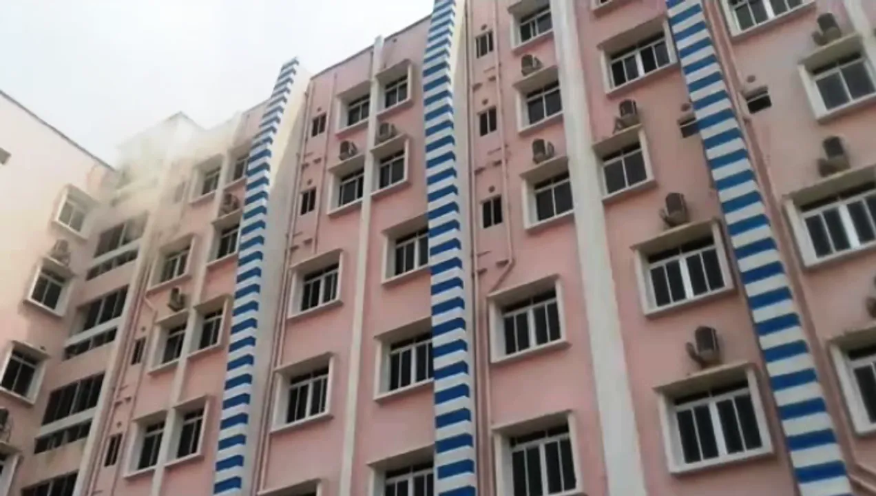  Fire breaks out at Dhenkanal district HQ hospital   