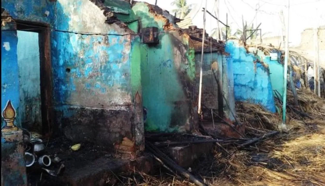  16 families rendered homeless in Ganjam fire mishap  