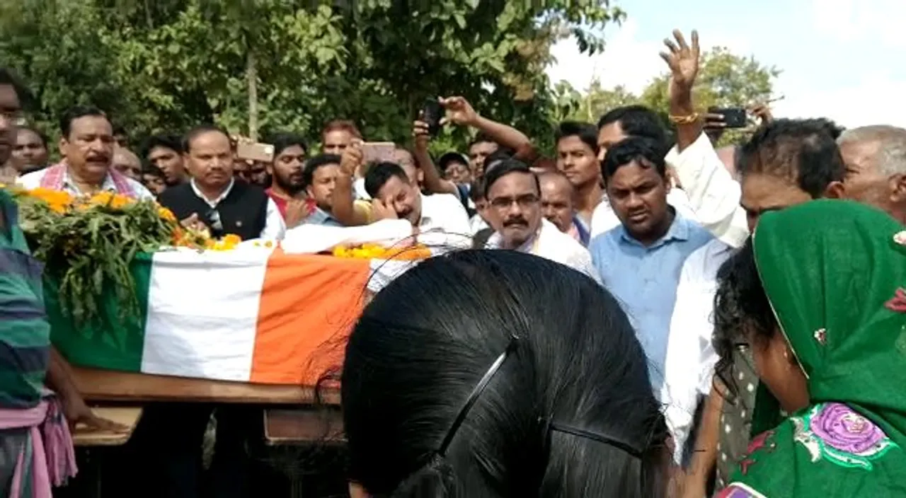  Mortal remains of Doordarshan video journalist consigned to flames