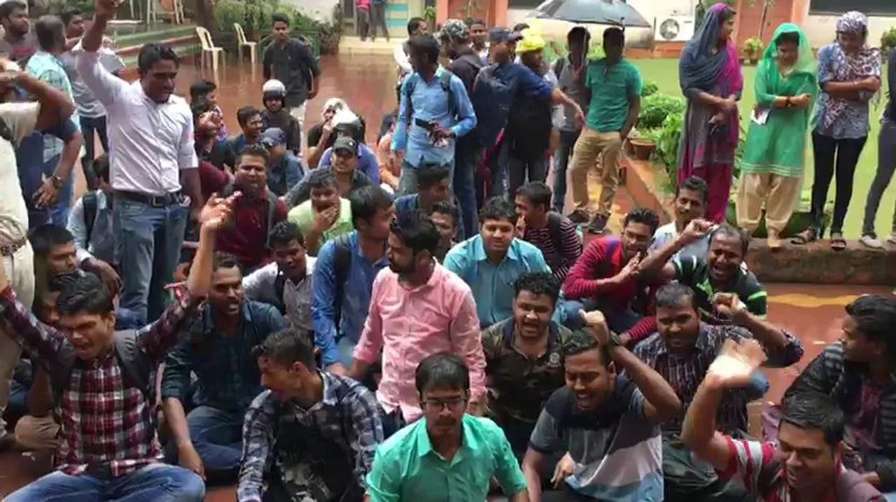  Recruitment exam cancellation sparks tension at school in Odisha capital