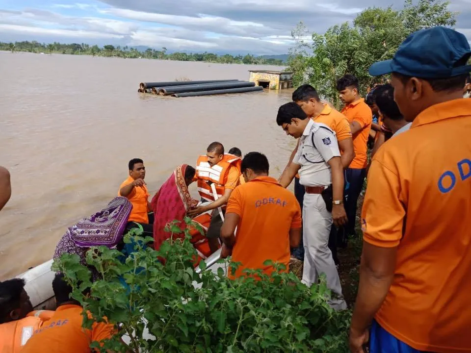  9 Odisha dists receive over 100 mm rainfall; flood situation in Rushikulya, Vamsadhara