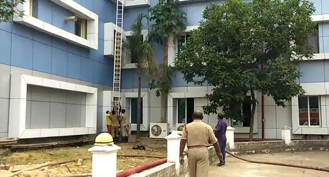  Fire breaks out at Hi-Tech Medical College & Hospital in Odisha capital