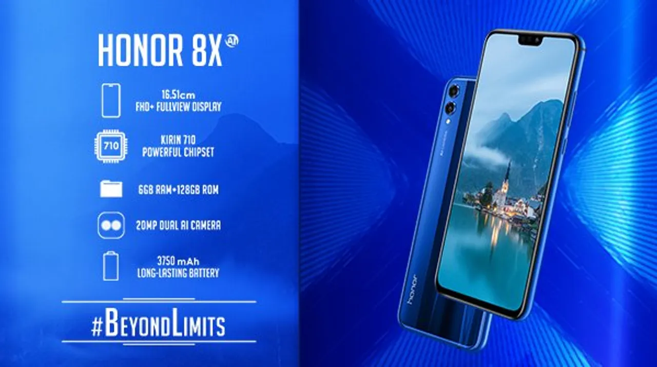  'Honor 8X' smartphone now in India. Know specs, price