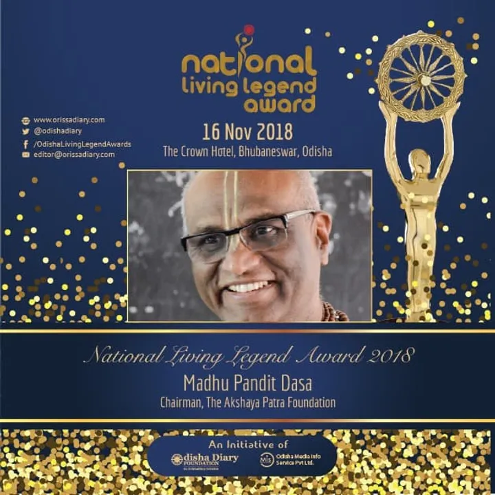  Odisha Living Legend and Youth Inspiration Awards to be conferred on Nov 16
