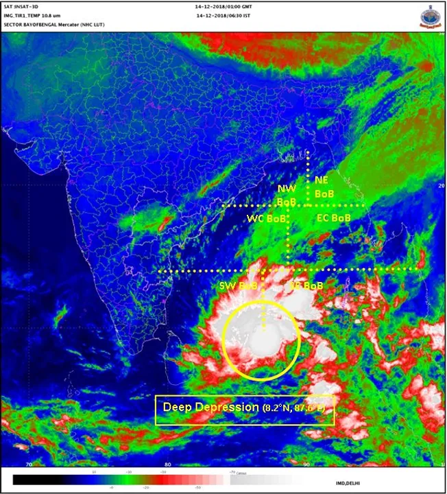  Depression over Bay of Bengal intensifies; no warning for Odisha
