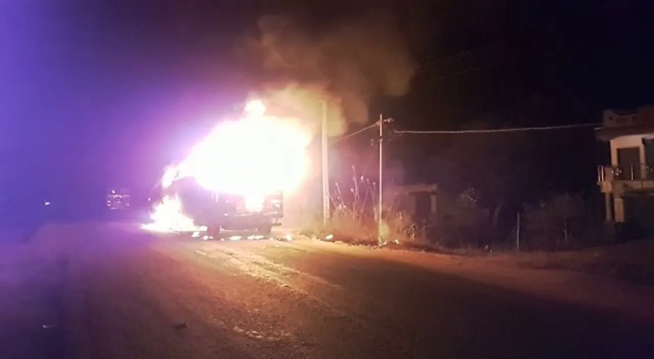  Moving truck gutted in fire in Odisha's Keonjhar; no casualty