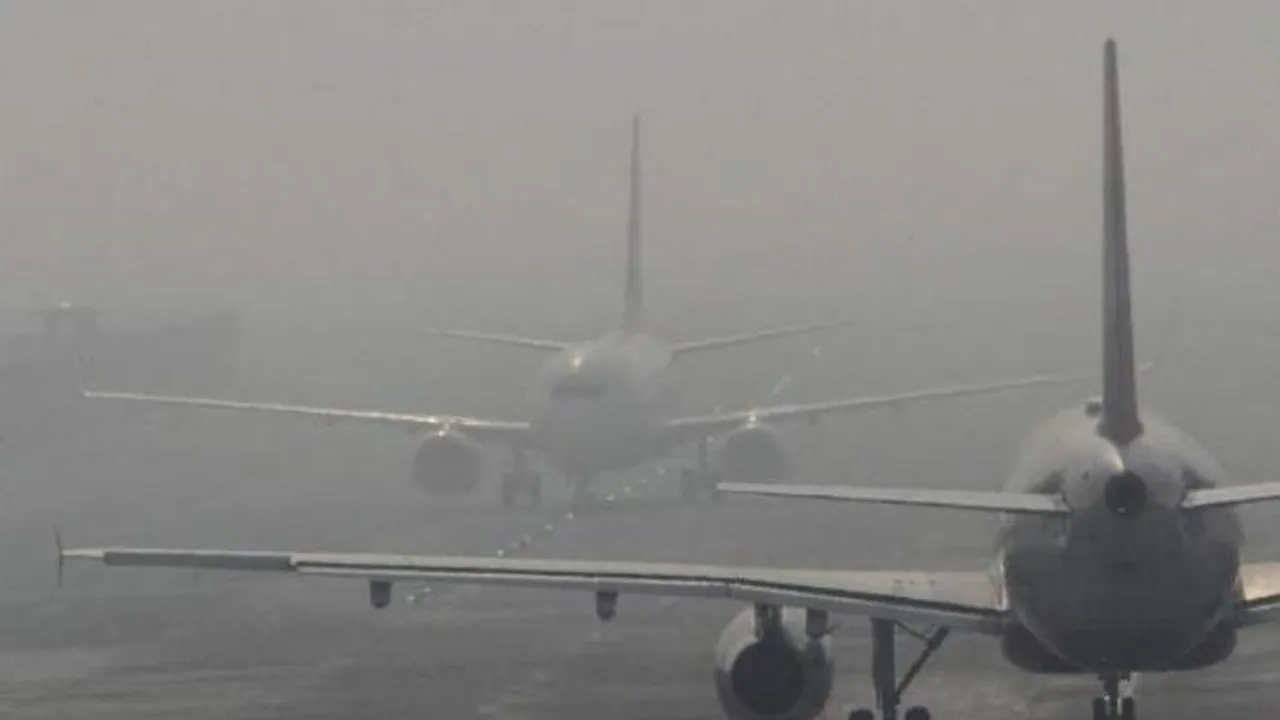  Dense fog disrupts flight operations at Bhubaneswar airport