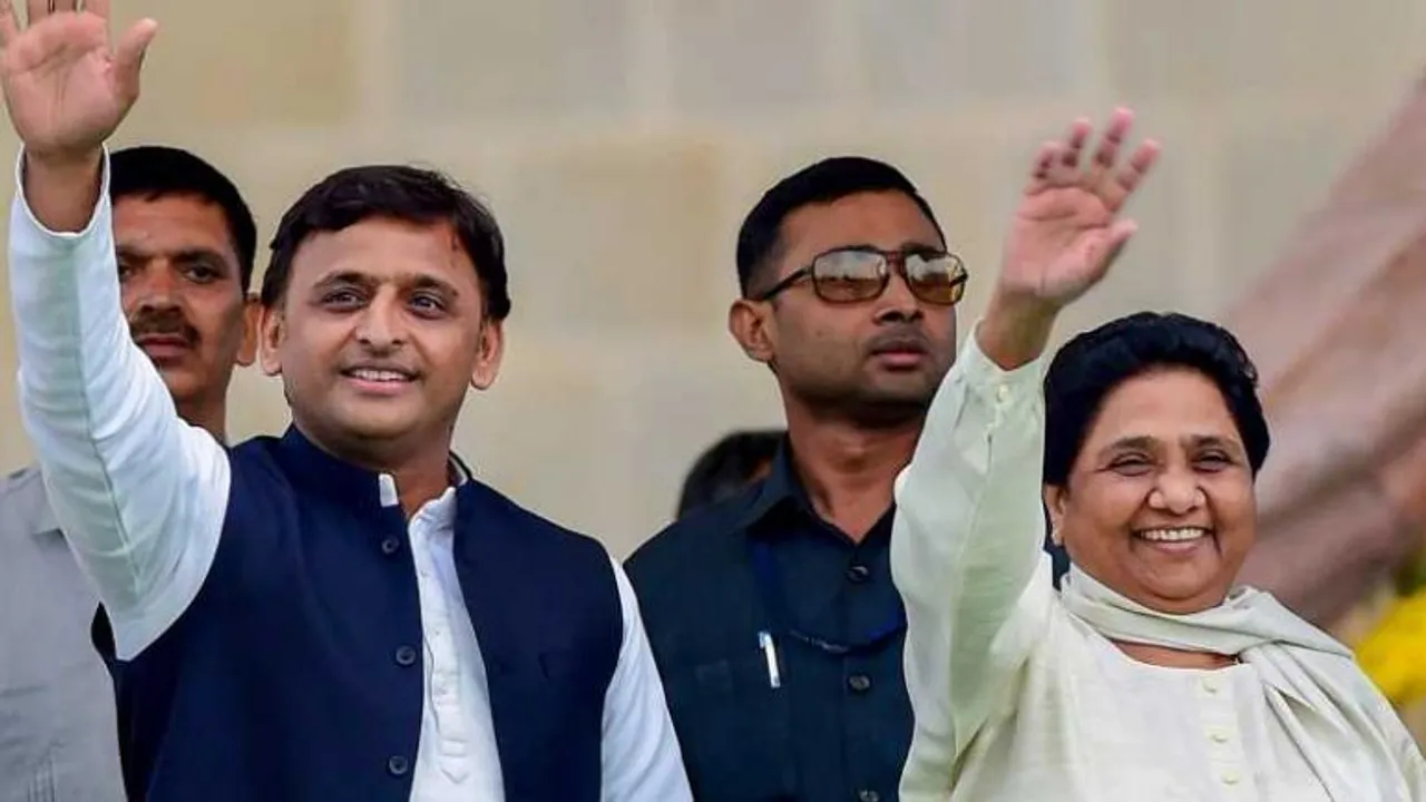  BSP-SP announce tie up for LS polls, keep Congress out of it