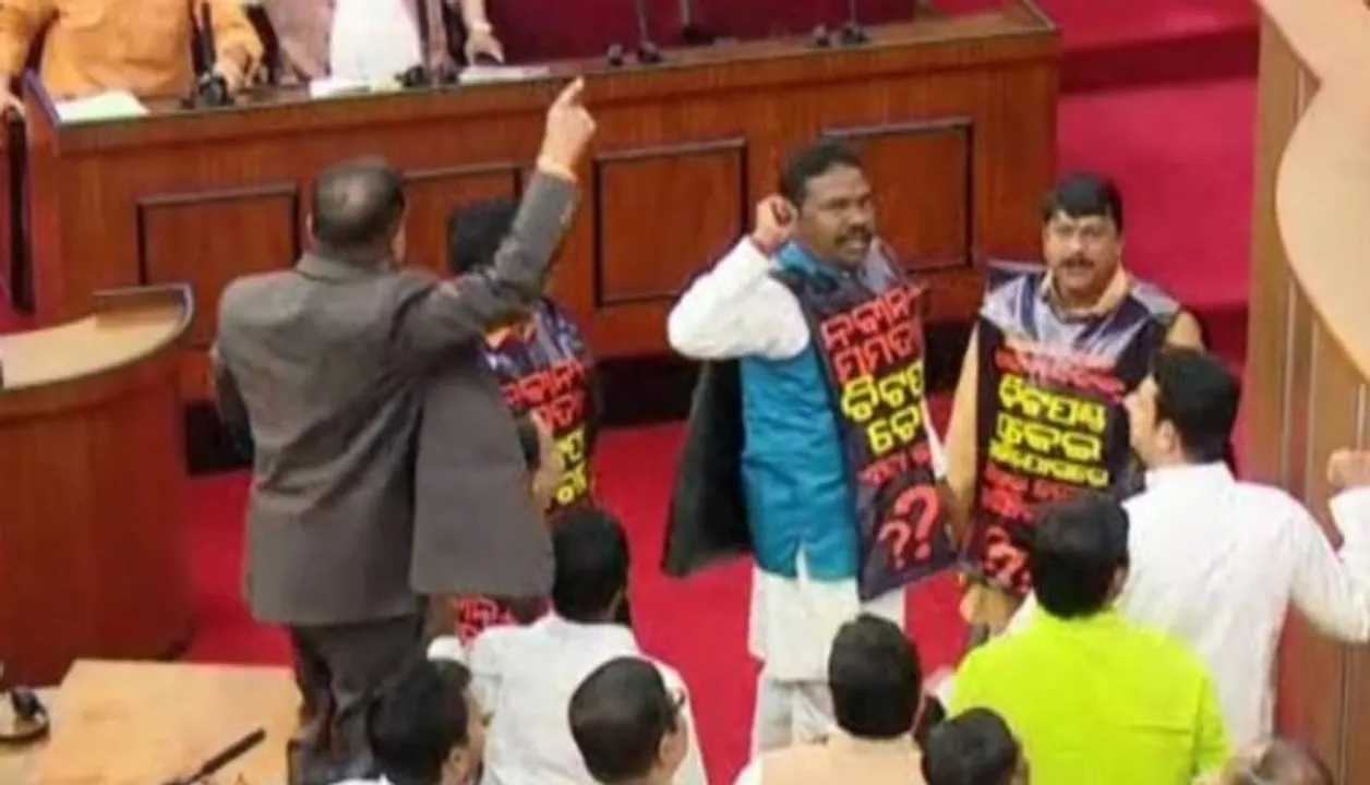  Budget Session: Din in Odisha Assembly over chit fund, farmer issues