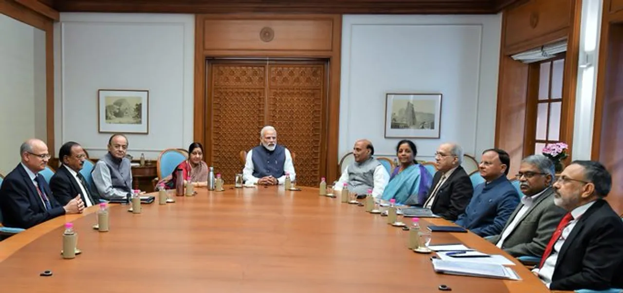  Cabinet Committee on Security meeting at Modi's residence