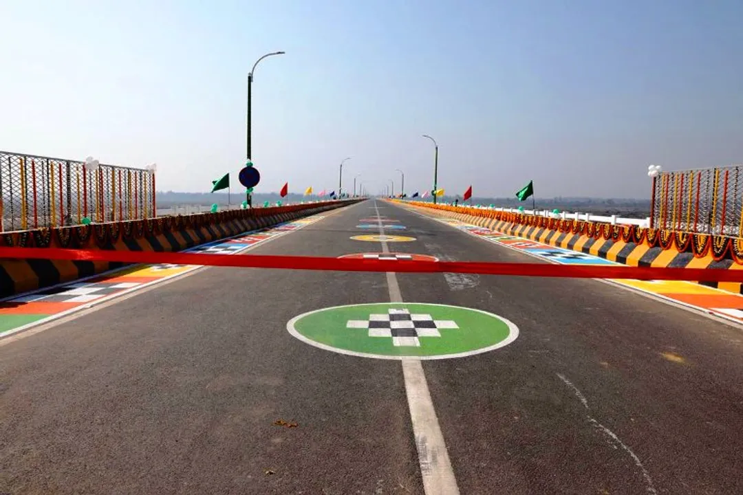  CM Naveen inaugurates 2nd bridge over Mahanadi in Sambalpur