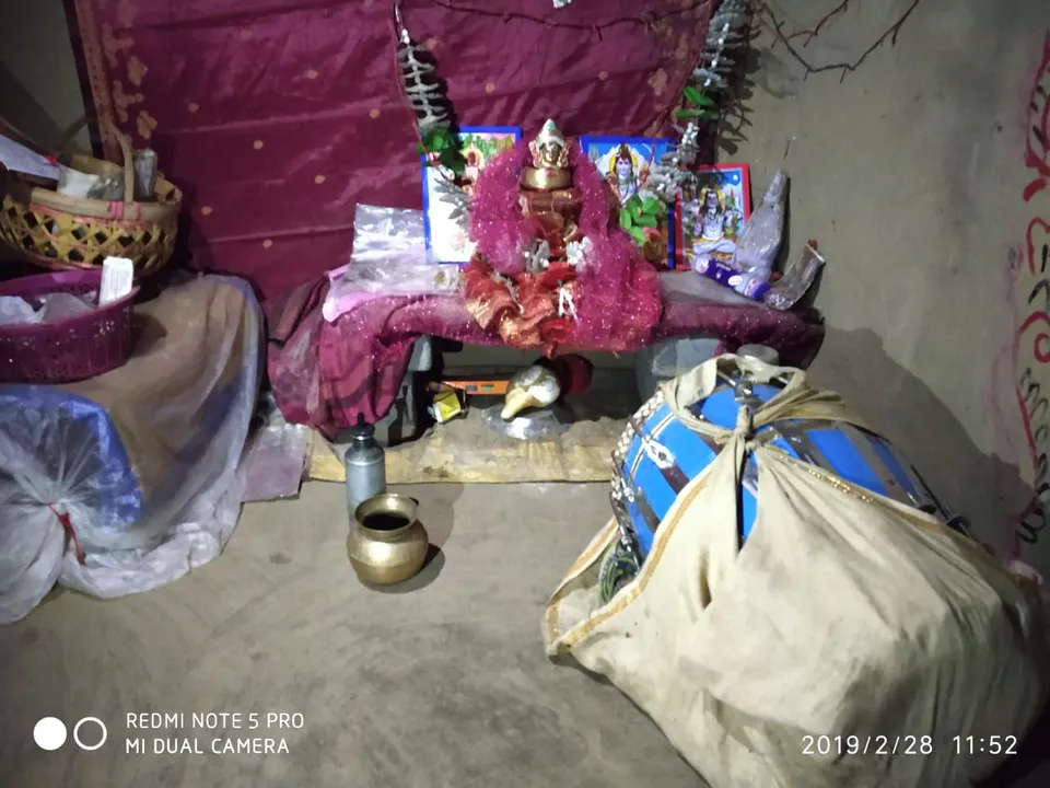  Nail pierced into woman’s body to draw blood to appease goddess