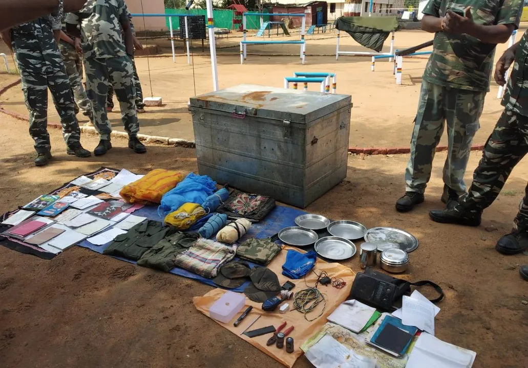  Maoist camp busted by CRPF in Odisha's Balangir