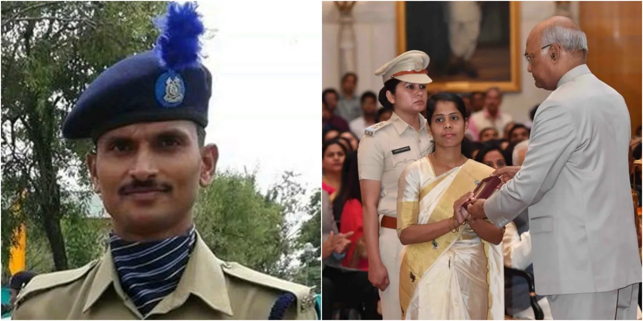 Martyred CRPF Jawan Pradeep Panda of Odisha honoured with Kirti Chakra by Prez