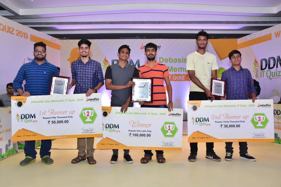  IIT Madras crowned as winner of DDM IT Quiz Bhubaneswar edition
