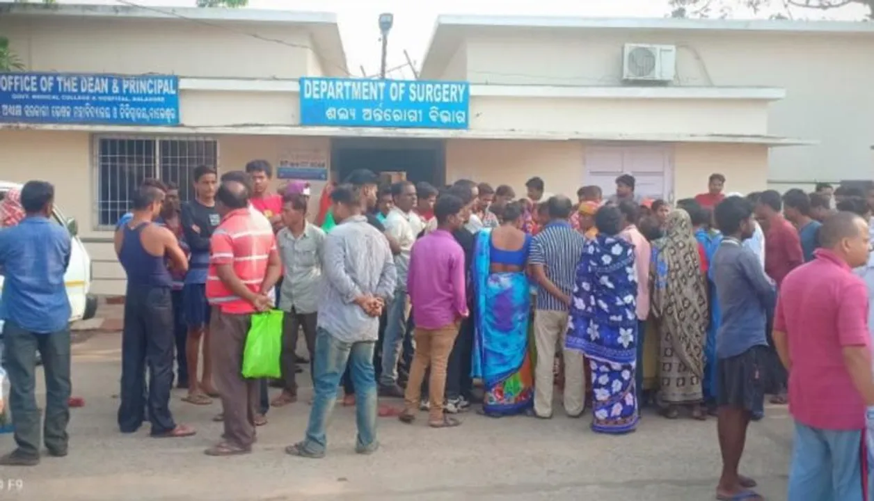  Death of 4-yr-old girl sparks tension at DHH in Odisha's Balasore