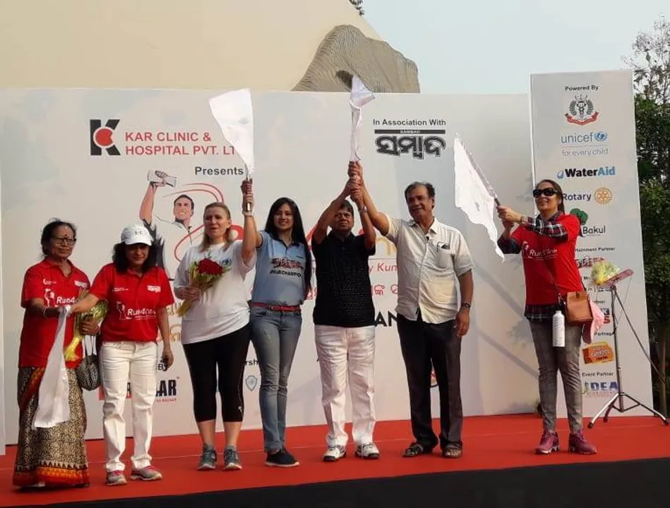  Sambad Group organises Walkathon to mark International Women's Day