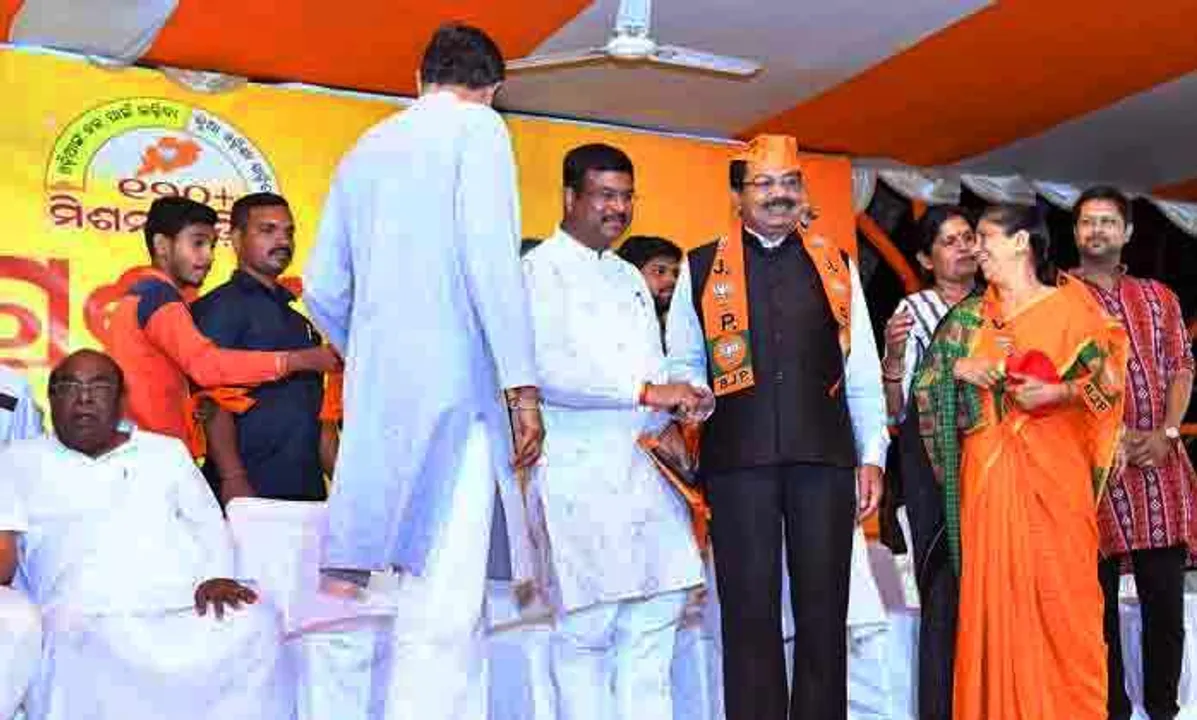  NABARD former CGM KC Panigrahi joins BJP