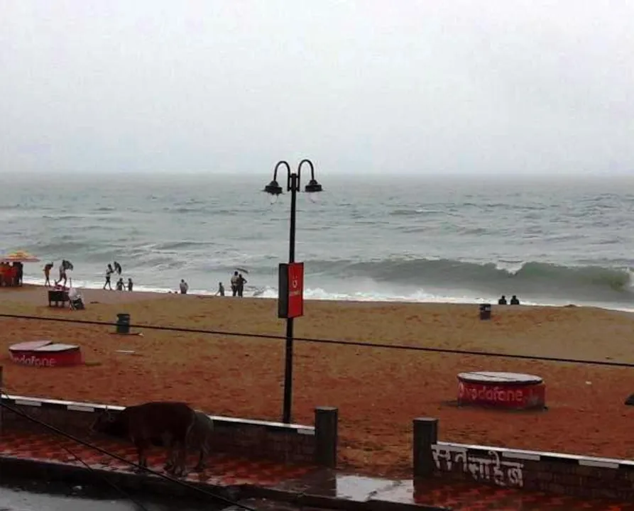  Cyclone FANI: Rain, strong wind begin in Puri; Patitapabana Bana atop Srimandir snaps off