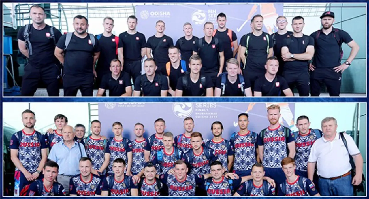  Poland, Russia arrive in Odisha capital for FIH Series Finals