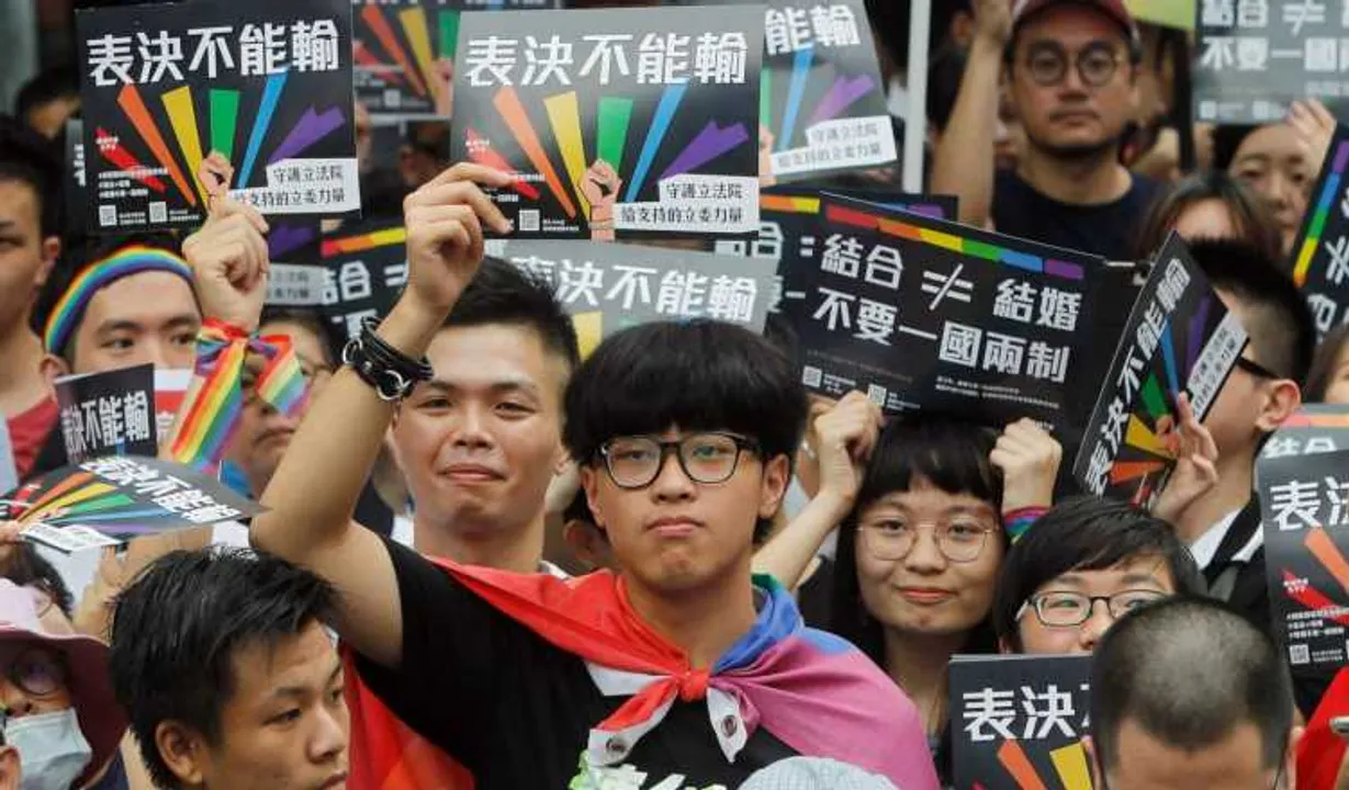  Now same-sex marriage legal in Taiwan