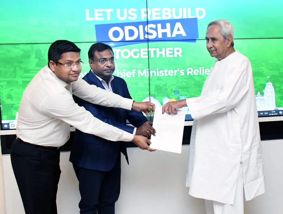  Shapoorji Pallonji Group donates Rs 51 lakh to Odisha CMRF