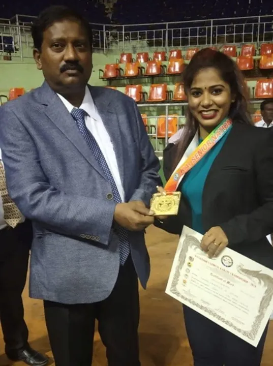  Valena Valentina wins gold in National Karate Championship