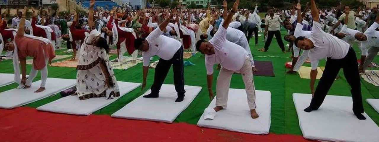  Odisha observes International Yoga Day
