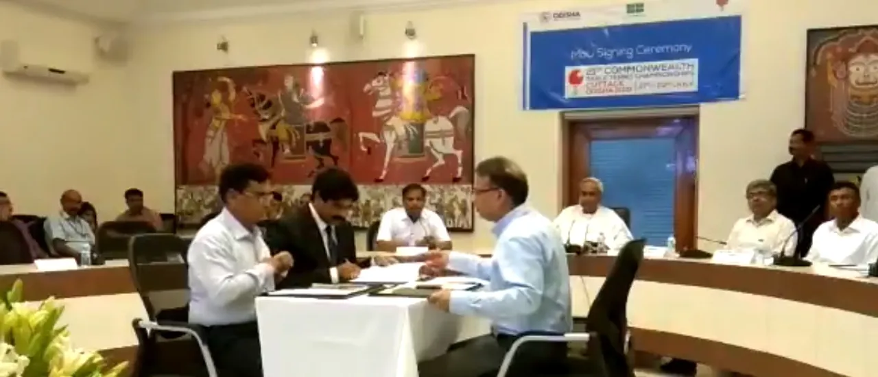  Odisha signs MoU to host Commonwealth Table Tennis Championship