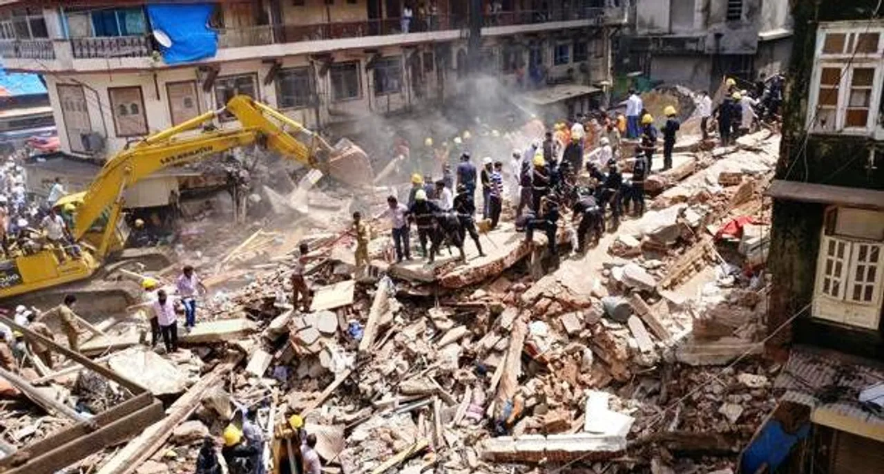  2 killed, several trapped in Mumbai building collapse