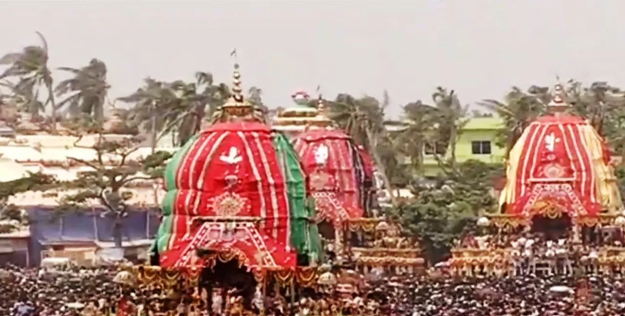  Bahuda Jatra: Pulling of chariots begins ahead of schedule