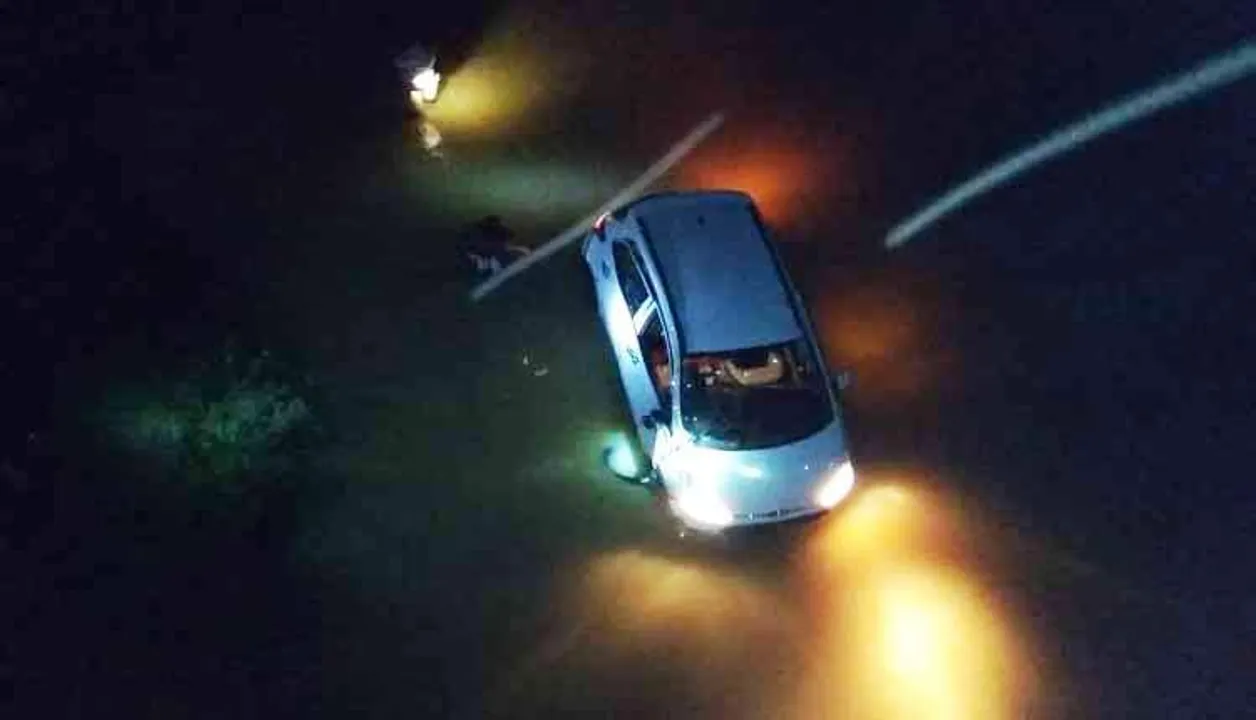  Car plunges 40 feet off bridge in Odisha; one dead 