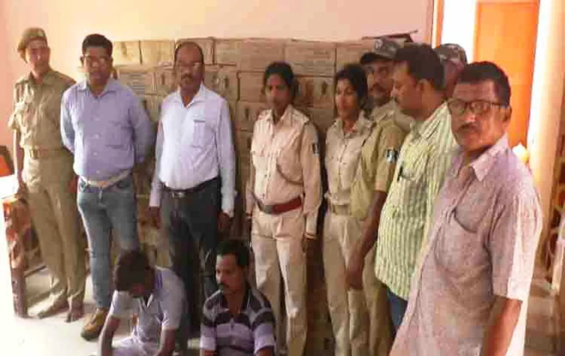  Huge cache of country liquor seized in Odisha; 2 held