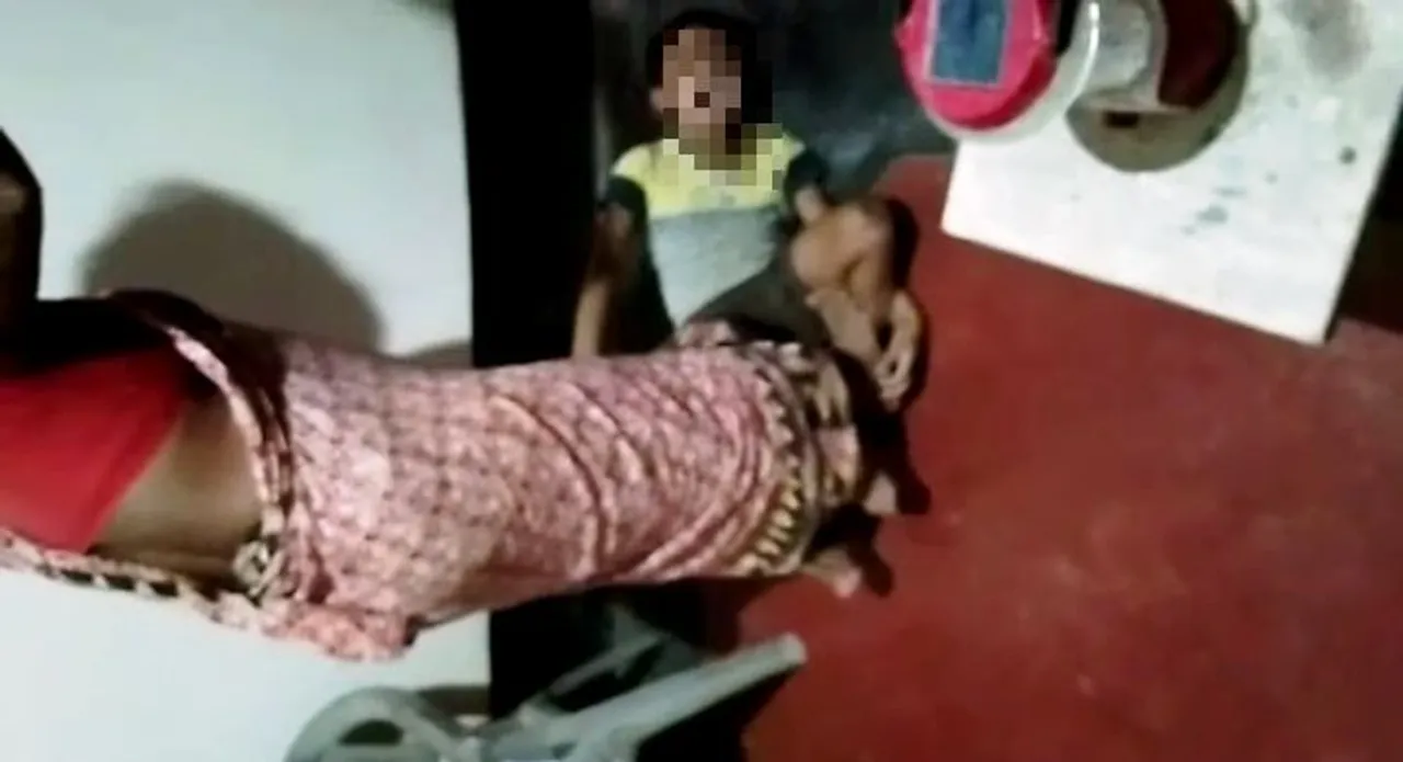  Odisha woman beating grandson mercilessly caught on camera  
