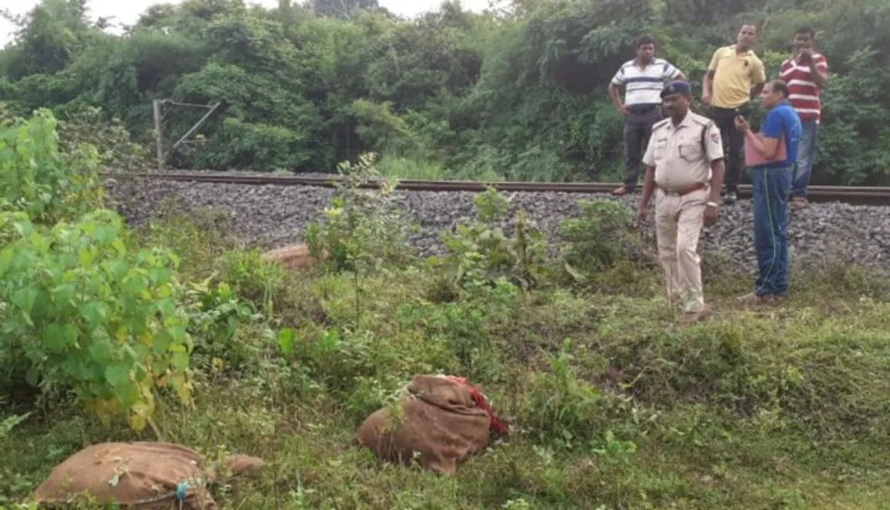  Ganja sacks thrown out of moving train injure 3 railway staff in Odisha